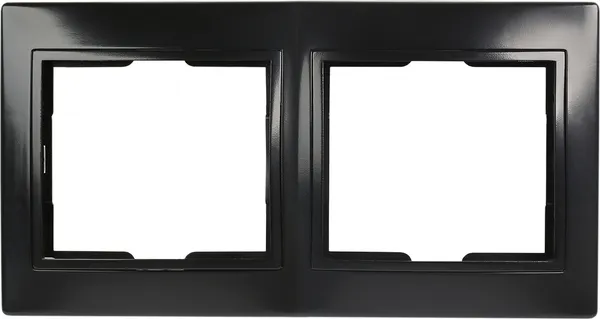 Изображение товара Рамка для выключателей и розеток SmartBuy Венера SBE-01b-00-FR-2 (черный)