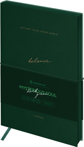 Изображение товара Ежедневник Greenwich Line Mysterious soul. Dark green А5 / ENA5_53228 (136л)