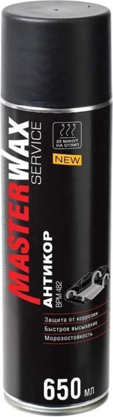 Изображение товара Средство от коррозии MasterWax Мастика полимерно-битумная BPM 482 Service MW012302 (650мл)