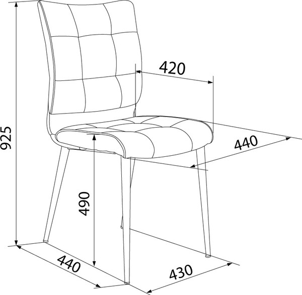 Изображение товара Стул Бюрократ CH-K10 (серо-голубой Light 28/металл черный)
