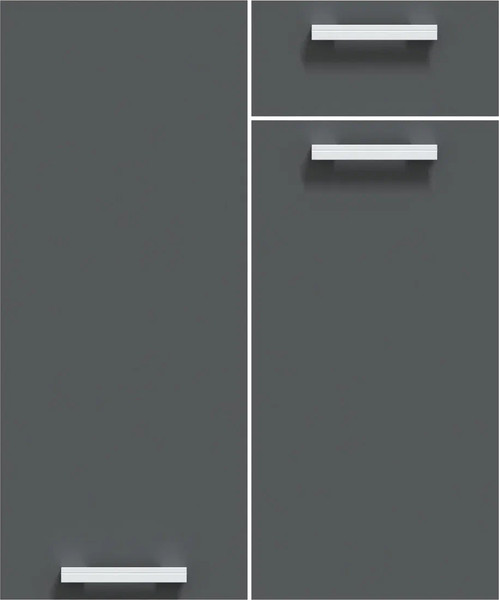 Изображение товара Кухонный гарнитур Интерлиния Мила Лайт 3.2-ПМ2 (белый платинум/белый платинум/травертин серый)