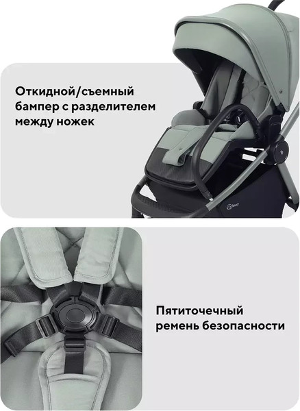 Изображение товара Детская универсальная коляска Rant Flex Therm 2в1 / RA112 (Forest Green)
