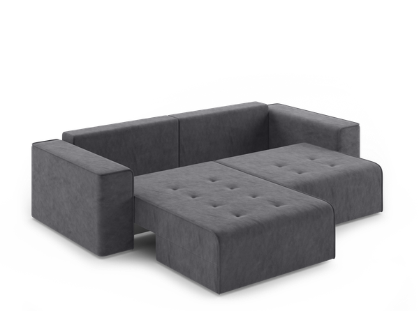 Изображение товара Диван угловой Mio Tesoro 035 УДД (Germes Grafit)