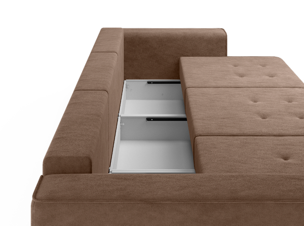 Изображение товара Диван угловой Mio Tesoro 035 УТД (Germes Chocolate)