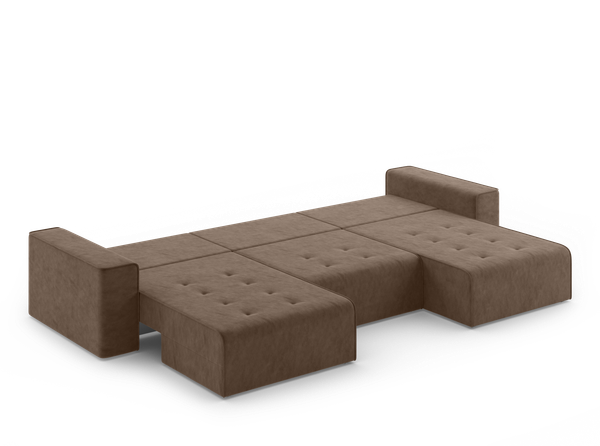 Изображение товара Диван П-образный Mio Tesoro 035 ПТД (Germes Chocolate)