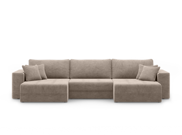 Изображение товара Диван П-образный Mio Tesoro Конте 036 ПТД (Germes Beige)