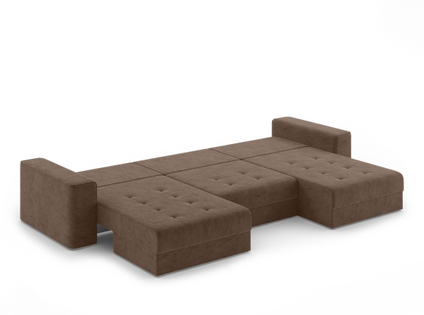 Изображение товара Диван П-образный Mio Tesoro 036 ПТД (Germes Chocolate)