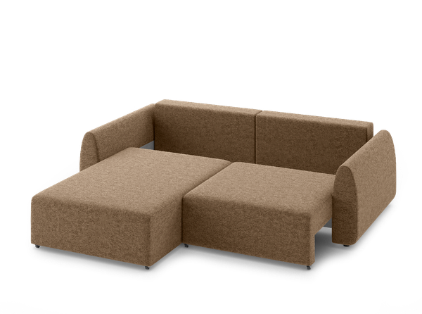 Изображение товара Диван угловой Mio Tesoro 143 УДД (коричневый Fjord 290)