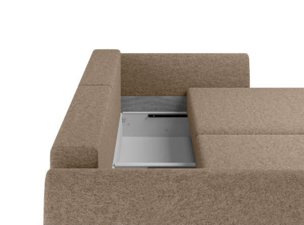 Изображение товара Диван угловой Mio Tesoro 143 УДД (светло-серый Fjord 990)