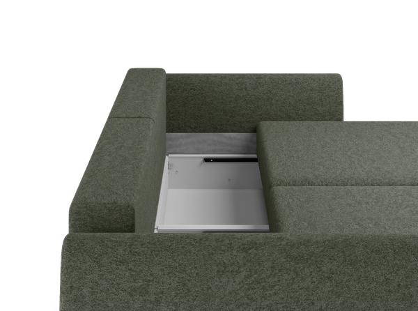 Изображение товара Диван угловой Mio Tesoro 143 УДД (темно-серый Fjord 996)