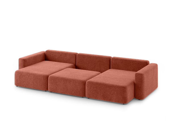 Изображение товара Диван П-образный Mio Tesoro 144 ПТД (бордо Lana 63)