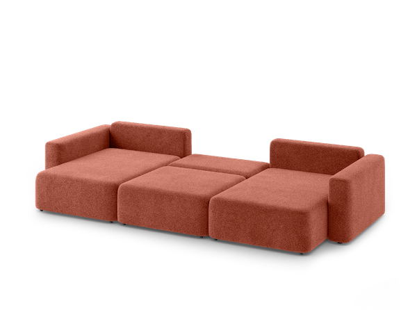 Изображение товара Диван П-образный Mio Tesoro 144 ПТД (бордо Lana 63)