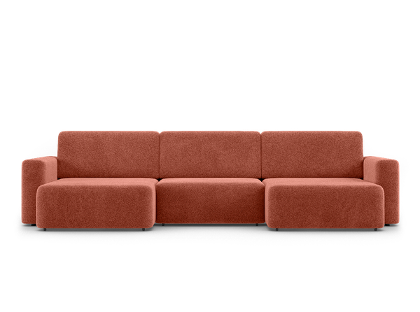 Изображение товара Диван П-образный Mio Tesoro 144 ПТД (бордо Lana 63)