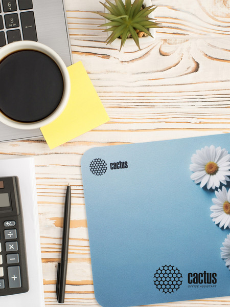 Изображение товара Коврик для мыши Cactus Daisies (CS-MP-D07S)