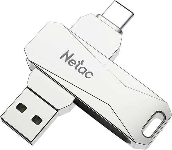 Изображение товара USB flash накопитель Netac U782С USB 3.2+TypeC FlashDrive 32GB (NT03U782C-032G-32PN)