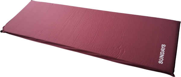 Изображение товара Туристический коврик Sundays Самонадувающийся ZC-SIM001-1 (5см, 2шт, бордовый)