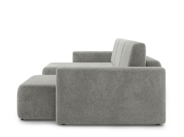 Изображение товара Диван П-образный Mio Tesoro 144 ПТД (серый Lana 13)