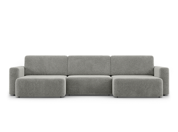 Изображение товара Диван П-образный Mio Tesoro 144 ПТД (серый Lana 13)