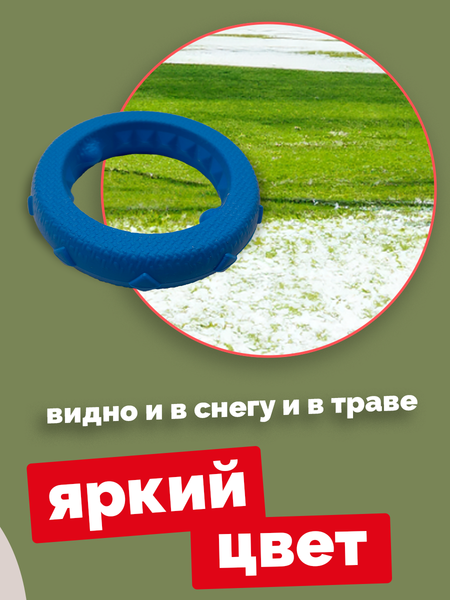 Изображение товара Игрушка для собак ZOONIK Кольцо плавающее / 164160-09 (синий)