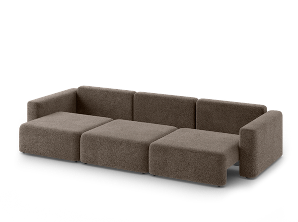 Изображение товара Диван Mio Tesoro 144 ТД (коричневый Lana 30)