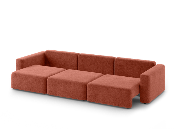 Изображение товара Диван Mio Tesoro 144 ТД (бордо Lana 63)