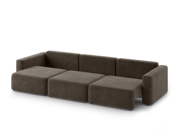 Изображение товара Диван Mio Tesoro 144 ТД (шоколадный Lana 35)