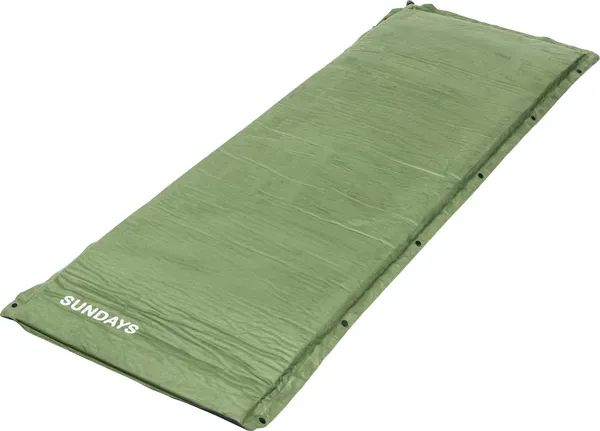 Изображение товара Туристический коврик Sundays Самонадувающийся ZC-SIM006 (5см, 2шт, светло-зеленый)