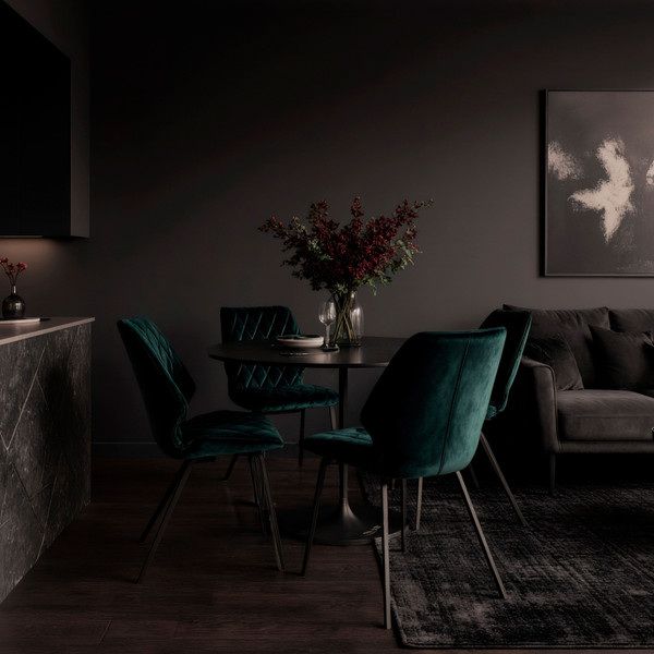 Изображение товара Стул Мамадома Rafael M-R 360 (d13 Dark Green Lux\черный)