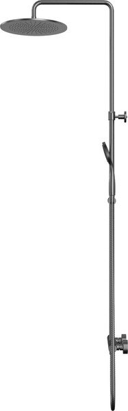 Изображение товара Душевая система со смесителем Whitecross Y1244BASICGM (оружейная сталь)
