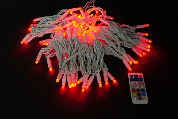 Изображение товара Светодиодная гирлянда ULED Стринг-лайт ULED-SL-100-24V-(W-ESR-RGB)