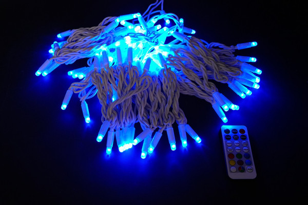 Изображение товара Светодиодная гирлянда ULED Стринг-лайт ULED-SL-100-24V-(W-ESR-RGB)