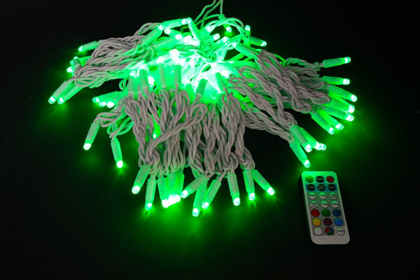 Изображение товара Светодиодная гирлянда ULED Стринг-лайт ULED-SL-100-24V-(W-ESR-RGB)