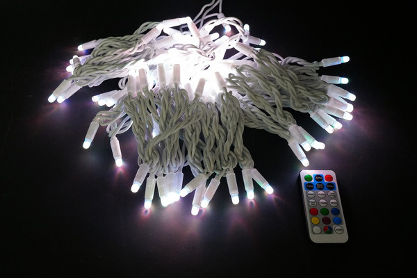 Изображение товара Светодиодная гирлянда ULED Стринг-лайт ULED-SL-100-24V-(W-ESR-RGB)