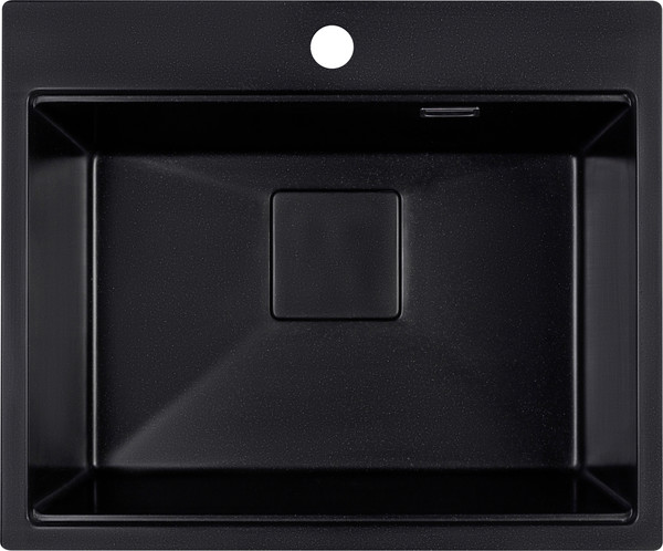 Изображение товара Мойка кухонная Marblan Comfort 60 (оникс, с сифоном)