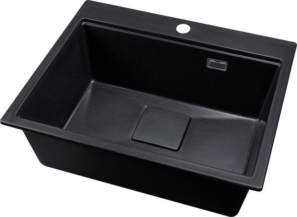 Изображение товара Мойка кухонная Marblan Comfort 60 (оникс, с сифоном)