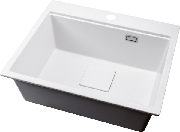 Изображение товара Мойка кухонная Marblan Comfort 60 (иней, с сифоном и колландером)