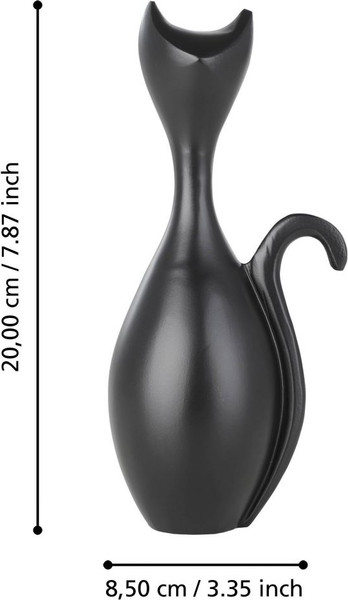 Изображение товара Статуэтка Eglo Suzu Кот 427014 (алюминий, черный)