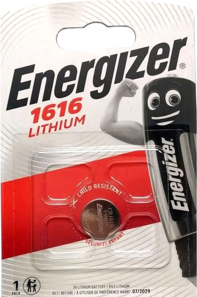 Изображение товара Батарейка Energizer CR1616 Lithium 3V