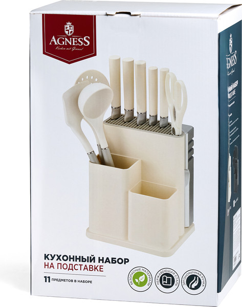 Изображение товара Набор кухонных приборов Agness 671-225