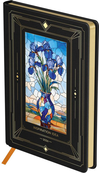 Изображение товара Ежедневник Greenwich Line Art Deco. Irises 2026г А5 / DdА5_63834 (176л)