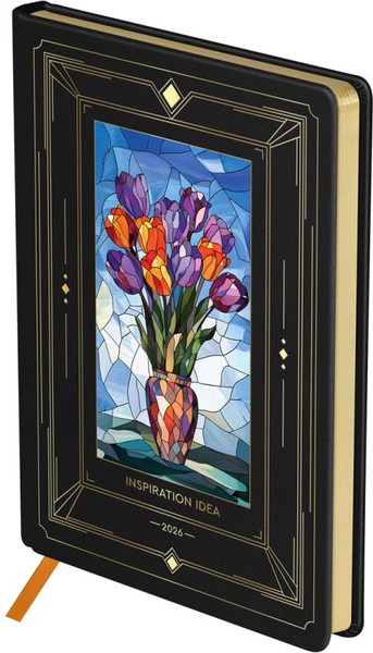 Изображение товара Ежедневник Greenwich Line  Art Deco. Tulips 2026г А5 / DdА5_63831 (176л)