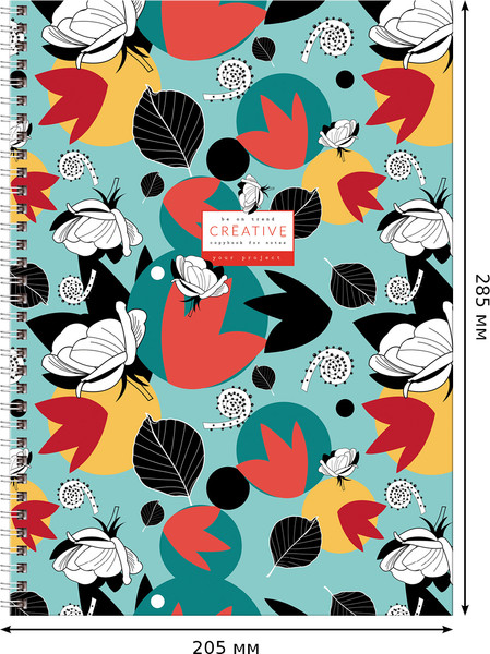 Изображение товара Тетрадь BG Яркий орнамент / ТТ4гр160_лг 11224 (160л)