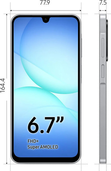 Изображение товара Смартфон Samsung Galaxy A17 8GB/256GB (серый)