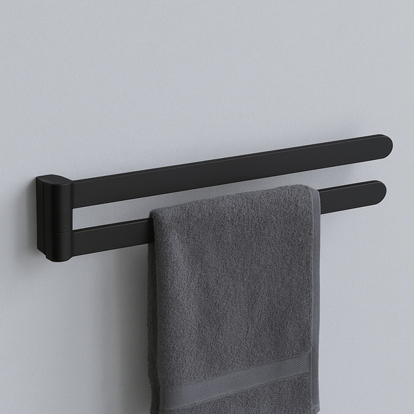 Изображение товара Набор аксессуаров для ванной и туалета Lauter 21TS3017 + 21TS3021 + 21TS3009 + 21TS3015 + 21TS3004 (Matt Black, 5 предметов)