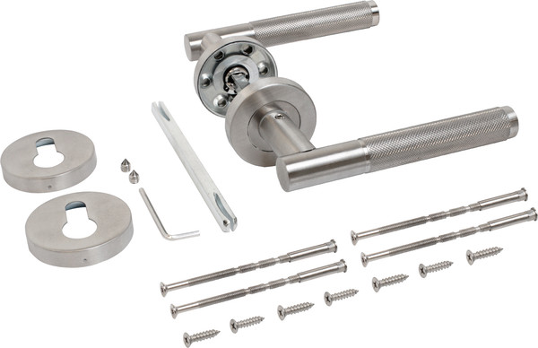 Изображение товара Ручка дверная БУЛАТ РФ 01.02НС Aisi 304 Inox