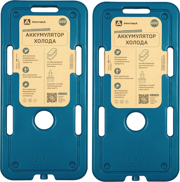 Изображение товара Аккумулятор холода Арктика AX-600 (2шт)