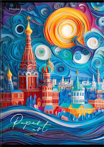 Изображение товара Тетрадь BG Paper art / Т4ск80_лм_вл 08663 (80л)