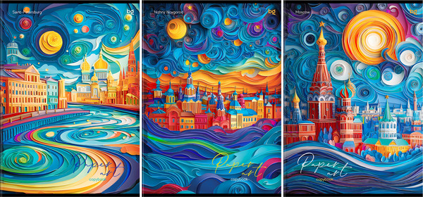 Изображение товара Тетрадь BG Paper art / Т4ск80_лм_вл 08663 (80л)