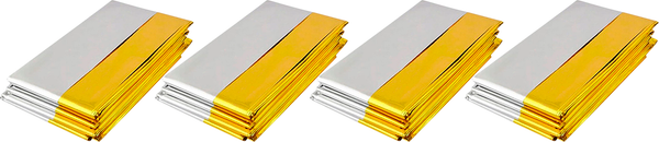 Изображение товара Комплект термоодеял туристических Daswerk 160x210 / 631157 (4шт, серебристый/золото)