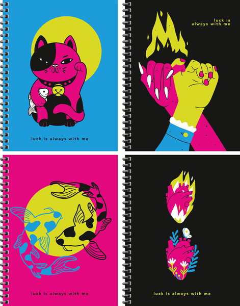 Изображение товара Тетрадь BG  Lucky / ТТ5гр80_лг 12754 (80л)